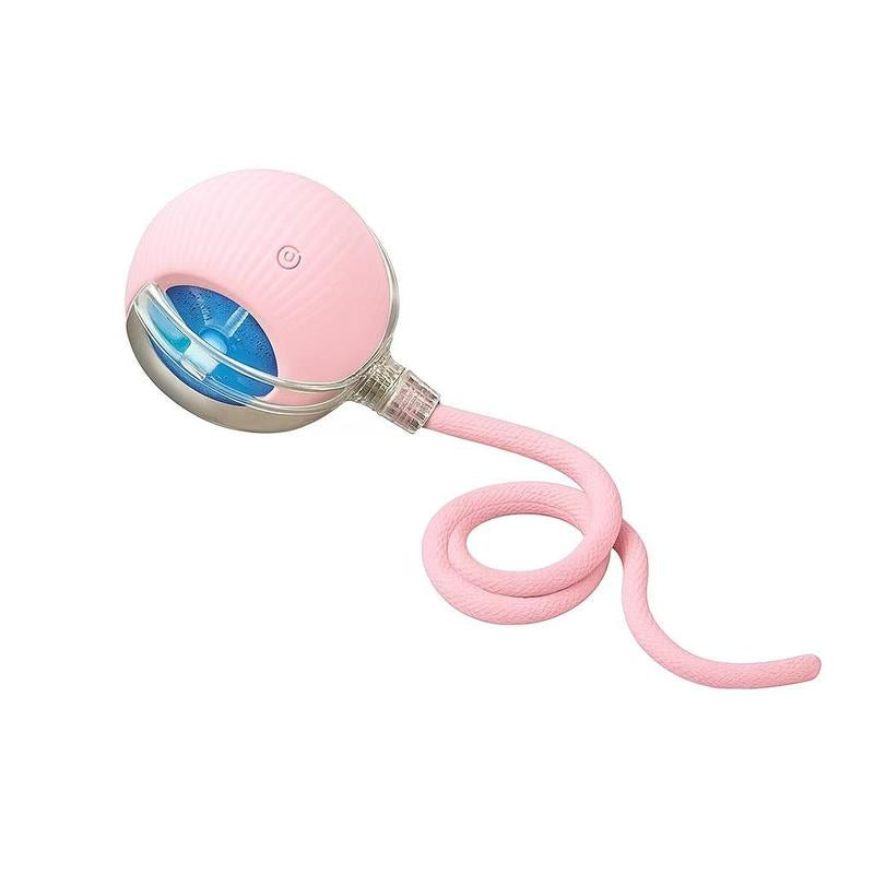 【Halloween Limited】 Mizusu Interactive Cat & Dog Teaser Toy with Two Additional Tails, Kitten Rolling Ball Toy, Pet Supplies, Dog & Cat Accessories Cute Dog Toys