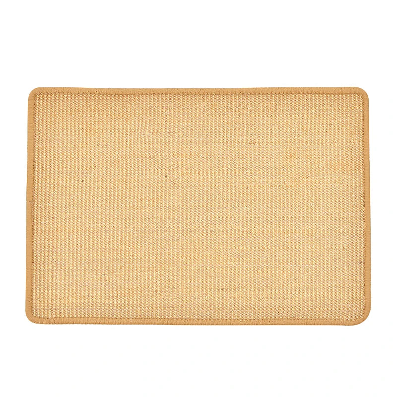 Sisal Cat Scratching Mat - Furniture Protector for Cats - Ideal for Nail Sharpening and Play