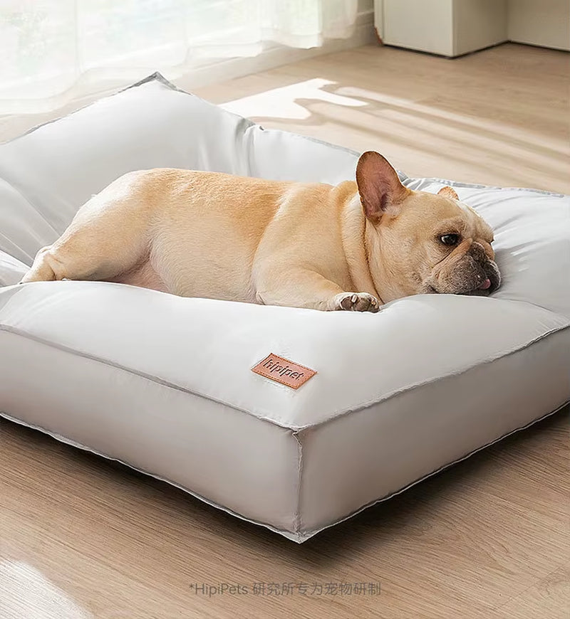 Square Dog Bed for Small and Medium Pets Sofa Kennel Sleeping Waterproof Dog Kennel Soft and Comfortable Pet Mat