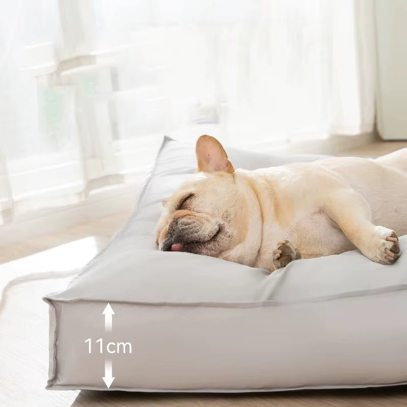 Square Dog Bed for Small and Medium Pets Sofa Kennel Sleeping Waterproof Dog Kennel Soft and Comfortable Pet Mat